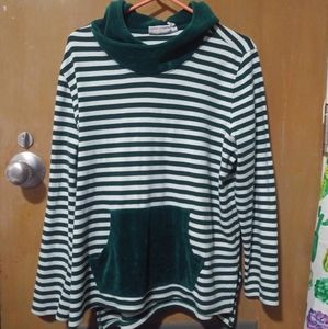 Striped Long Sleeve Hoodie